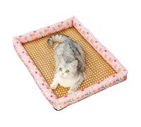 Alfombrilla de refrigeración para perro, tela de 40 x 30 x 7 cm, cojín autorefrescante para mascotas con diseño transpirable, resistente a los arañazos, uso en interiores y exteriores, cama lavable