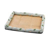 Alfombrilla de refrigeración para perros | Alfombrilla de ratán para mascotas | Sleeping Mat for Dogs and Cats, Summer Ice Pads, Pet Supplies for Crate Kennel Bed Sofa
