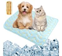 Alfombrilla de refrigeración para perros, alfombrilla de refrigeración de verano para perros, almohadillas de gel no tóxicas, cama fresca resistente a los arañazos, para perros medianos, gatos