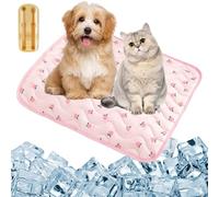 Alfombrilla de refrigeración para perros, alfombrilla de refrigeración de verano para perros, almohadillas de gel no tóxicas, cama fresca resistente a los arañazos, para perros medianos, gatos