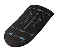 Alfombrilla de rodillo abdominal para ruedas, plegable, antideslizante | Technical Cloth - Almohadilla portátil ligera y antideslizante, para entrenamientos de núcleo, pilates