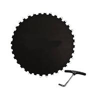 Alfombrilla de salto de repuesto para trampolín de 6 pies, 8 pies, 10 pies, 12 pies, accesorios de trampolín redondo, elástica, con protección UV, con ganchos en V, piezas de trampolín