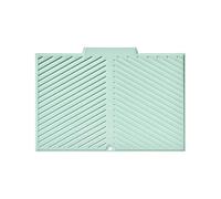 Alfombrilla de secado de platos, alfombrillas de silicona para secar platos, alfombrillas para escurrir, almohadilla de silicona para placa caliente, suministros de drenaje de cocina, estropajo de