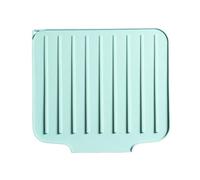 Alfombrilla de secado de silicona flexible que se pliega inmune al calor, protector de encimera de cocina, ahorro de espacio, respuesta, ahorro de espacio, estante para platos