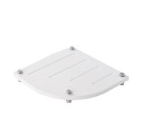 Alfombrilla de secado de tierra de diatomeas blanca para fregadero de baño, absorbente de agua, soporte para cepillos de dientes de secado rápido y bandeja de jabón con 4 pies de acero inoxidable, 21