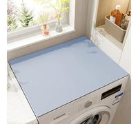 Alfombrilla de secado súper absorbente | Alfombrilla de goma antideslizante para fregadero de cocina | Almohadilla de secado rápido para cocina y baño (azul 65 x 90 cm)