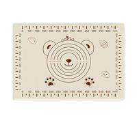 Alfombrilla de silicona antiadherente for amasar masa, 70 x 50 cm, for hornear, for en la cocina, for pizzas grandes Para Hacer Pasteles Y Masas