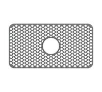 Alfombrilla de silicona antideslizante para fregadero de cocina con agujeros de drenaje para secar platos, tapete de silicona antideslizante multiusos