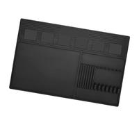 Alfombrilla de silicona antideslizante para peluquería, impermeable, multifuncional, organizador de herramientas para peluquería, herramientas de peluquería, tapete de salón