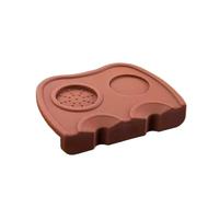 Alfombrilla De Silicona For Estación De Compactación De Espresso, Herramienta Barista WDT, Almohadilla De Esquina De Descanso, Prensa De Café, Accesorios De Cafetera(Brown L 1pcs)