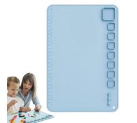 Alfombrilla de silicona para artistas - Hoja de pintura de silicona resistente al calor antiadherente de 60x40 cm - Productos de pintura lavables de fácil almacenamiento para niños, niñas, mujeres, ho