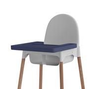 Alfombrilla de silicona para bebé, compatible con trona IKEA, accesorio para trona Antilop, inserto de silicona BabySteps impermeable y antideslizante para niños (Navi)