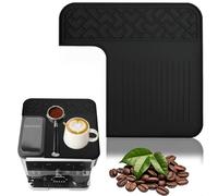 Alfombrilla de silicona para cafetera Ninja Luxe Café ES601/ES701, alfombrilla de silicona para cafetera, protege la superficie superior, resistente al calor antideslizante (negro)