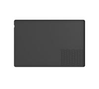 Alfombrilla de silicona para cafetera Ninja Luxe Café & Pro / 601 - Base antideslizante con borde alto - Accesorio resistente al calor para cafeteras y cafeteras - Coffee Mat negro