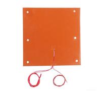 Alfombrilla de silicona para calefacción de 800 W, 240 V, 400 x 400 mm para impresora con calefacción de cama con distribución rápida de calor y alto rendimiento de aislamiento para aplicaciones de