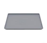 Alfombrilla de silicona para debajo de la máquina de café, sin olor y antideslizante, perfecta para mantener tu cocina ordenada y limpia (gris)