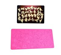 Alfombrilla de silicona para fondant de encaje para decoración de tartas del día de San Valentín, elegante accesorio para hornear, pájaros, azúcar, fondant, herramienta de decoración de pasteles