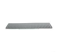 Alfombrilla de silicona para fregadero de cocina, diseño de borde estrecho para atrapar salpicaduras de agua, secado rápido y ahorra espacio, apta para lavavajillas, gris (gris 60 x 12 cm)