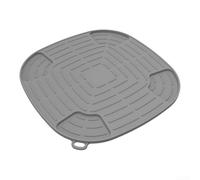 Alfombrilla de silicona para freidora de aire FN101GY de 25,8 x 25,8 cm, funciona con tapa y componentes de olla para soportar tareas de cocción regulares (A)