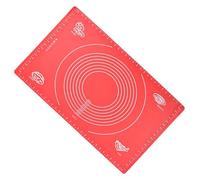 Alfombrilla de silicona para hornear - Revestimientos antiadherentes con medida para amasar - Utensilios de cocina Encimera Bandeja para hornear para Fondant Galletas Pastry Pie Crust