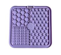Alfombrilla de silicona para lamer perros y gatos, comedero lento y diseño antideslizante, almohadilla de lamer premium con ventosas para aliviar la ansiedad del perro, adecuada para alimentos,