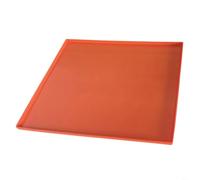 Alfombrilla de silicona para sartén hecha para asar, ofreciendo impermeabilidad y resistencia al aceite y al calor para prolongar la vida útil de la sartén (17 pulgadas)