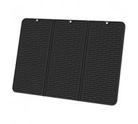 Alfombrilla de silicona para secar platos, plegable, antideslizante, para fregadero de cocina, 71 x 50 cm, tamaño grande para platos, ollas, sartenes y verduras, gris o negro