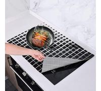 Alfombrilla de silicona resistente al calor para estufas de inducción, diseño inferior antideslizante que garantiza estabilidad durante el uso de cocción (25 x 25 cm)