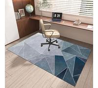 Alfombrilla de silla de oficina antideslizante para alfombras y pisos de madera - 100 x 140 cm protector de silla de juego fácil de limpiar Protección del suelo Mat Alfombra y alfombra de suelo duro