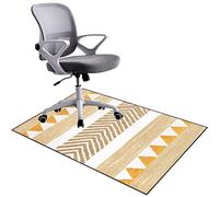 Alfombrilla de Silla para Suelo de Madera Dura, Alfombra for Silla de Oficina y Gaming, for Suelos de Madera y moqueta, Multicolor, Varios tamaños(F,90 x 140 cm)