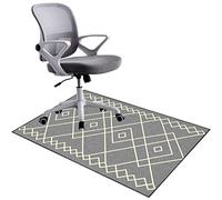 Alfombrilla de Silla para Suelo de Madera Dura, Alfombra for Silla de Oficina y Gaming, for Suelos de Madera y moqueta, Multicolor, Varios tamaños(D,120 x 140 cm)