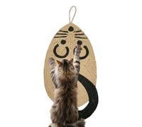 Alfombrilla de sisal para gatos - Alfombrilla resistente al desgaste en forma de ratón, juguete flexible para mascotas, motivación instintiva para rascar | Protector de muebles y dispositivo de