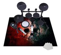 Alfombrilla de Tambor Insonorizada - Alfombra para Bateria Acustica - Alfombra Bateria Electronica - Alfombras de Batería Acústico - Alfombrilla de Protección del Suelo Antideslizantes 160 x 140 cm