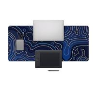 Alfombrilla De Teclado Antideslizante, Alfombrilla De Ratón Grande para Escritorio - Teclado grande de 31,5 x 11,81 pulgadas - Estera de base de goma plegable, estera de escritorio de PC para mesa de
