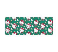 Alfombrilla de teclado cuadrada extragrande de goma Hello Kitty, impermeable, adecuada para decoración de escritorio, accesorios de escritorio, 12 x