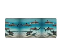 Alfombrilla de teclado y mouse extragrande de Fish in The Deep Sea, de 12 x 31.5 pulgadas, satisface las necesidades de oficina, juegos y estudio, creando una experiencia de escritorio cómoda y