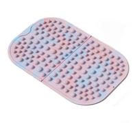 Alfombrilla de terapia de reflexología con construcción de EVA para uso descalzo y configuración de nodo de acupresión de apoyo (colorido)