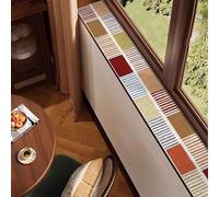 Alfombrilla de Ventana Protector de Alféizar de Ventana Interior, Cojín Antiarañazos para Ventana Salediza, para Armario de Balcón, Colchón Antipolvo para Tumbona(Style B,150x25cm(59x10in))