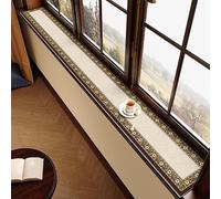 Alfombrilla de Ventana Protector de Alféizar de Ventana para Interiores, 10 15 20 25 30 35 y 40 cm de Ancho. Funda Impermeable para Tumbonas(Style A,60x30cm(24x12in))