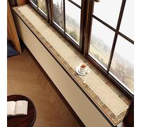 Alfombrilla de Ventana Protector de Alféizar de Ventana para Interiores, 10 15 20 25 30 35 y 40 cm de Ancho. Funda Impermeable para Tumbonas(Style B,180x35cm(71x14in))