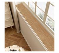 Alfombrilla de Ventana Tapete de cuero impermeable para alféizar de ventana, antideslizante, con veta de madera, protector para mascotas, para plantas, gatos y perros(Style C,4x98.4in/10x250cm)