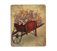 Alfombrilla Decoración para Jardinería Exterior: Porque El Asesinato Está Mal. Jardinería Vintage. 25X30Cm Portátil Alfombrilla Raton Pequeña Mouse Mat para Juego Computadora