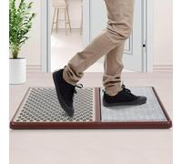 Alfombrilla desinfectante de zapatos, tapete desinfectante para exteriores para uso en hospital y laboratorio, tapete de limpieza de suela antideslizante, solución desinfectante duradera y eficaz