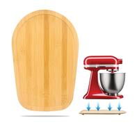 Alfombrilla deslizante de bambú para Kitchen Aid Artisan Mini batidora de pie inclinable de 3.5 cuartos de galón, tabla deslizante, accesorios de almacenamiento de electrodomésticos de cocina,