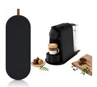 Alfombrilla deslizante para Nespresso De'Longhi Essenza Mini EN85, deslizamiento suave con base antideslizante, con correa para colgar, fácil de limpiar, protege la encimera de la cocina, tapete