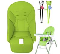 Alfombrilla elevadora - Incrustación de silla alta lavable, protectora a prueba de derrames con respaldo antideslizante, acolchado versátil que se adapta a asientos estándar, ideal para