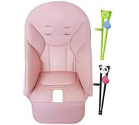Alfombrilla elevadora - Incrustación de silla alta lavable, protectora a prueba de derrames con respaldo antideslizante, acolchado versátil que se adapta a asientos estándar, ideal para