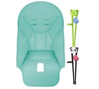 Alfombrilla elevadora - Incrustación de silla alta lavable, protectora a prueba de derrames con respaldo antideslizante, acolchado versátil que se adapta a asientos estándar, ideal para