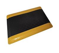 Alfombrilla ergonómica antifatiga, absorción de Impactos de Composition Triple épaisseur, Antideslizante, Resistente al Desgaste for estación de Trabajo, Cocina, almacén(Black,50x30cm/19.7x11.8in)
