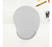 Alfombrilla ergonómica para mouse con soporte de muñeca - Alfombrilla de escritorio EVA de 17,3 x 23 cm para oficina, hogar y computadora, diseño de color sólido, base antideslizante, cómodo